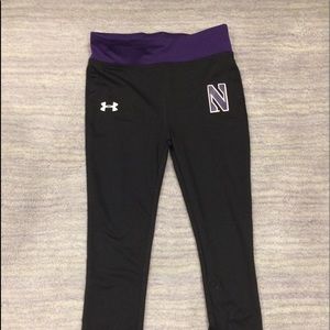 Under armour northwestern 4t leggings wildcats